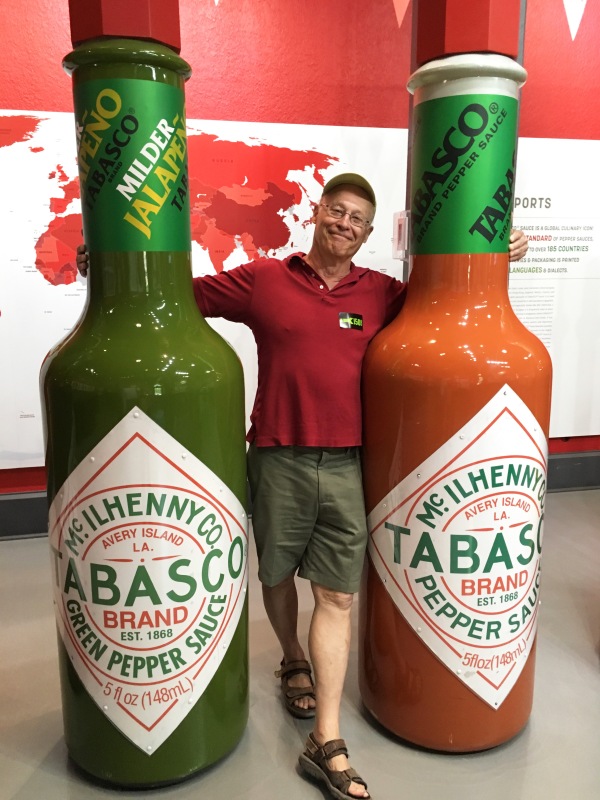 Bob at the Tabasco Sauce Factory