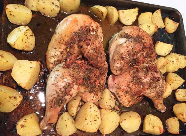 The Best Roast Greek Chicken and Potatoes